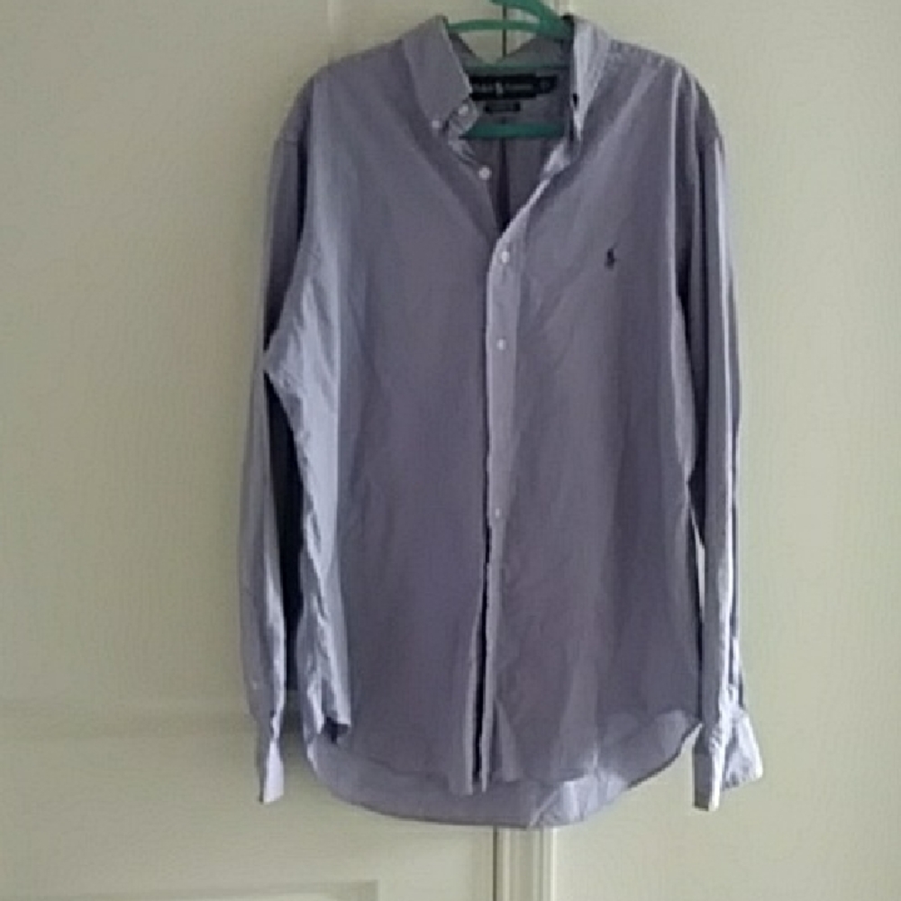 Ralph Lauren classic fit button-down collared long sleeve shirt
